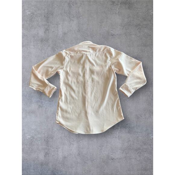 Vtg Roper Western Pearl Snap Shirt Men's Size Medium Pastel Pink Cowboy Wear - Picture 2 of 10